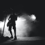 Guitarist in the mist
